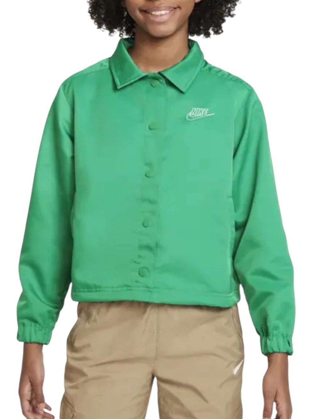 Nike Kids' Sportswear Snap Front Jacket Size L